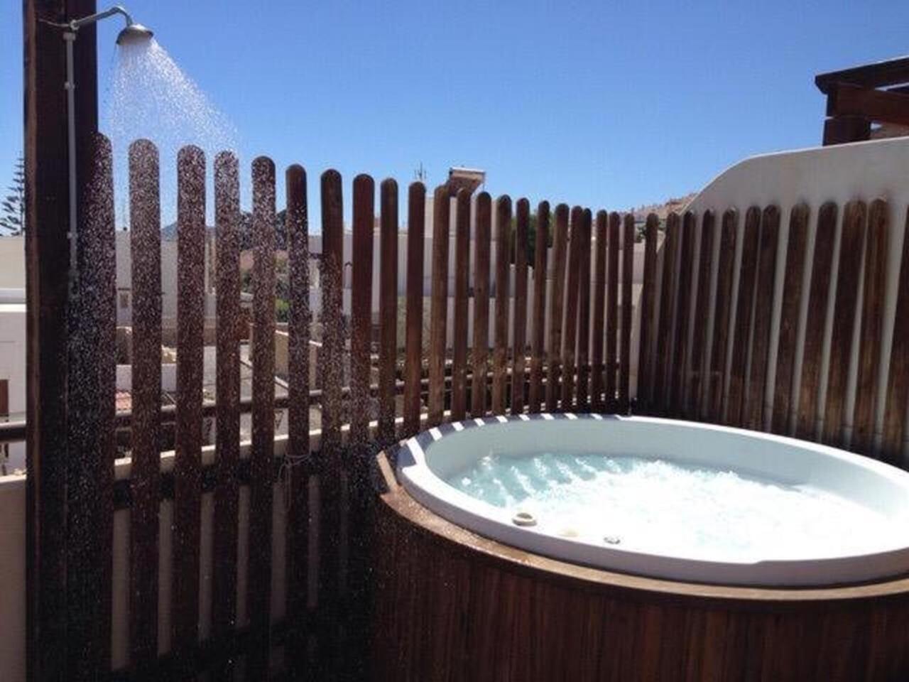 Ático con jacuzzi a 100 metros de la playa Carboneras Exterior foto